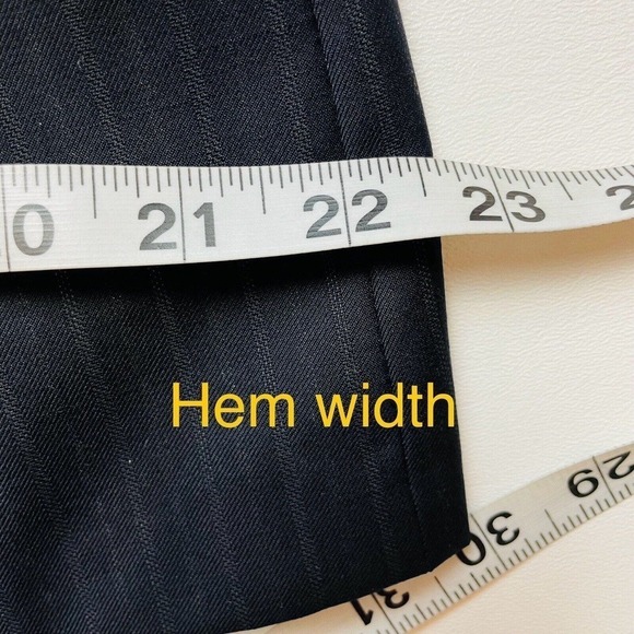 Hickey Freeman Madison Blazer Jacket Mens 42S Black Wide Pinstripe Worsted Wool - Picture 10 of 13